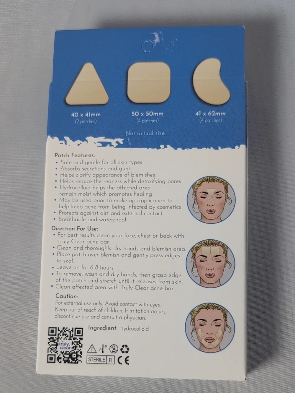 Truly Clear Plant Based Acne Fighting Zone Patches